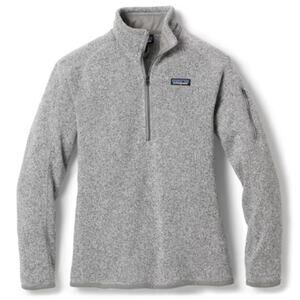 Patagonia Better Sweater 1/4 Zip Fleece Pullover Jacket Gray Women's XS